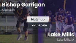 Matchup: Bishop Garrigan vs. Lake Mills  2020