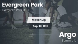 Matchup: Evergreen Park vs. Argo  2016