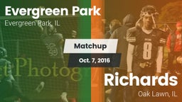 Matchup: Evergreen Park vs. Richards  2016