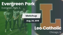 Matchup: Evergreen Park vs. Leo Catholic  2018