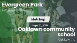 Matchup: Evergreen Park vs. Oaklawn community school 2018