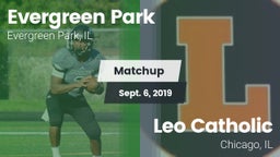 Matchup: Evergreen Park vs. Leo Catholic  2019