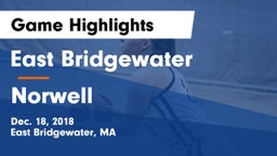 East Bridgewater  vs Norwell  Game Highlights - Dec. 18, 2018