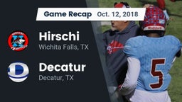 Recap: Hirschi  vs. Decatur  2018