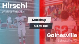 Matchup: Hirschi  vs. Gainesville  2018