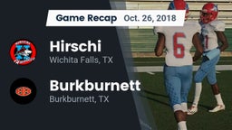 Recap: Hirschi  vs. Burkburnett  2018