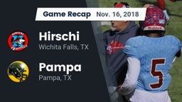 Recap: Hirschi  vs. Pampa  2018