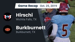 Recap: Hirschi  vs. Burkburnett  2019