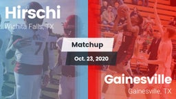Matchup: Hirschi  vs. Gainesville  2020