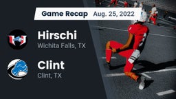 Recap: Hirschi  vs. Clint  2022