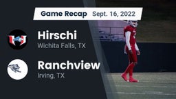 Recap: Hirschi  vs. Ranchview  2022