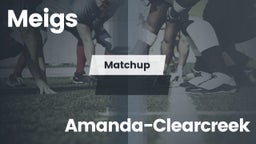 Matchup: Meigs vs. Amanda-Clearcreek  2016