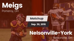 Matchup: Meigs vs. Nelsonville-York  2016