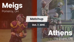 Matchup: Meigs vs. Athens  2016