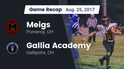 Recap: Meigs  vs. Gallia Academy 2017