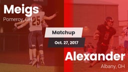 Matchup: Meigs vs. Alexander  2017