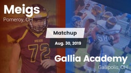 Matchup: Meigs vs. Gallia Academy 2019