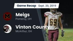 Recap: Meigs  vs. Vinton County  2019