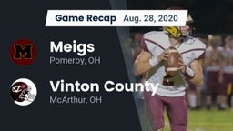 Recap: Meigs  vs. Vinton County  2020