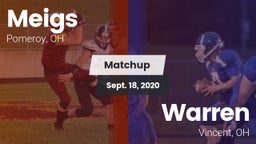 Matchup: Meigs vs. Warren  2020
