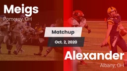 Matchup: Meigs vs. Alexander  2020