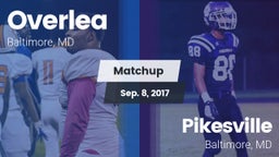Matchup: Overlea vs. Pikesville  2017