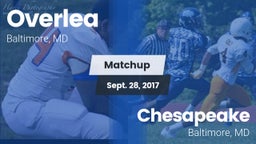 Matchup: Overlea vs. Chesapeake  2017
