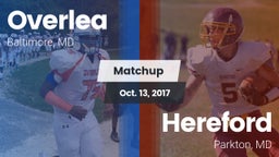 Matchup: Overlea vs. Hereford  2017