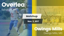 Matchup: Overlea vs. Owings Mills  2017