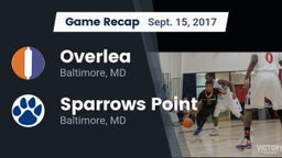 Recap: Overlea  vs. Sparrows Point  2017