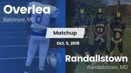 Matchup: Overlea vs. Randallstown  2018