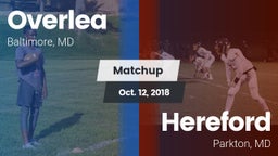 Matchup: Overlea vs. Hereford  2018