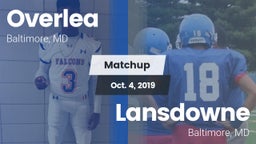 Matchup: Overlea vs. Lansdowne  2019