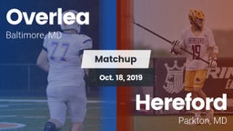 Matchup: Overlea vs. Hereford  2019