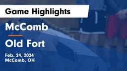 McComb  vs Old Fort  Game Highlights - Feb. 24, 2024