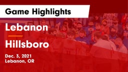 Lebanon  vs Hillsboro  Game Highlights - Dec. 3, 2021