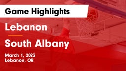 Lebanon  vs South Albany  Game Highlights - March 1, 2023