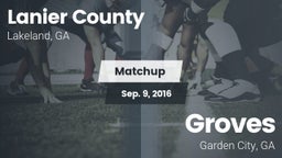 Matchup: Lanier County vs. Groves  2016