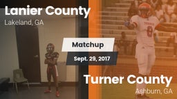 Matchup: Lanier County vs. Turner County  2017