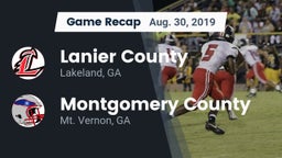 Recap: Lanier County  vs. Montgomery County  2019