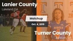 Matchup: Lanier County vs. Turner County  2019