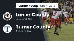 Recap: Lanier County  vs. Turner County  2019
