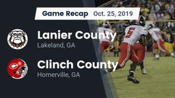 Recap: Lanier County  vs. Clinch County  2019