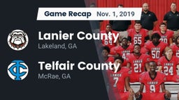 Recap: Lanier County  vs. Telfair County  2019