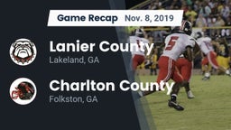 Recap: Lanier County  vs. Charlton County  2019