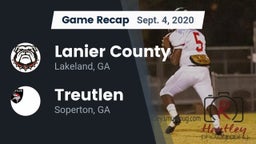 Recap: Lanier County  vs. Treutlen  2020