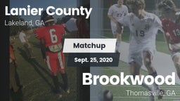 Matchup: Lanier County vs. Brookwood  2020