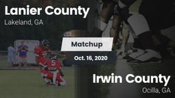 Matchup: Lanier County vs. Irwin County  2020