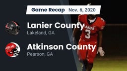 Recap: Lanier County  vs. Atkinson County  2020