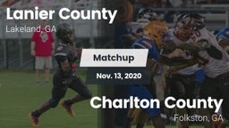 Matchup: Lanier County vs. Charlton County  2020